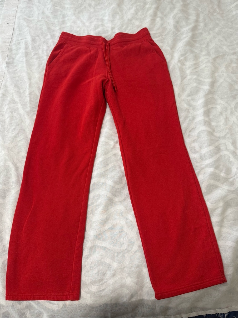 Amazon Essentials Red Fleece Sweatpants - Picture 2 of 10